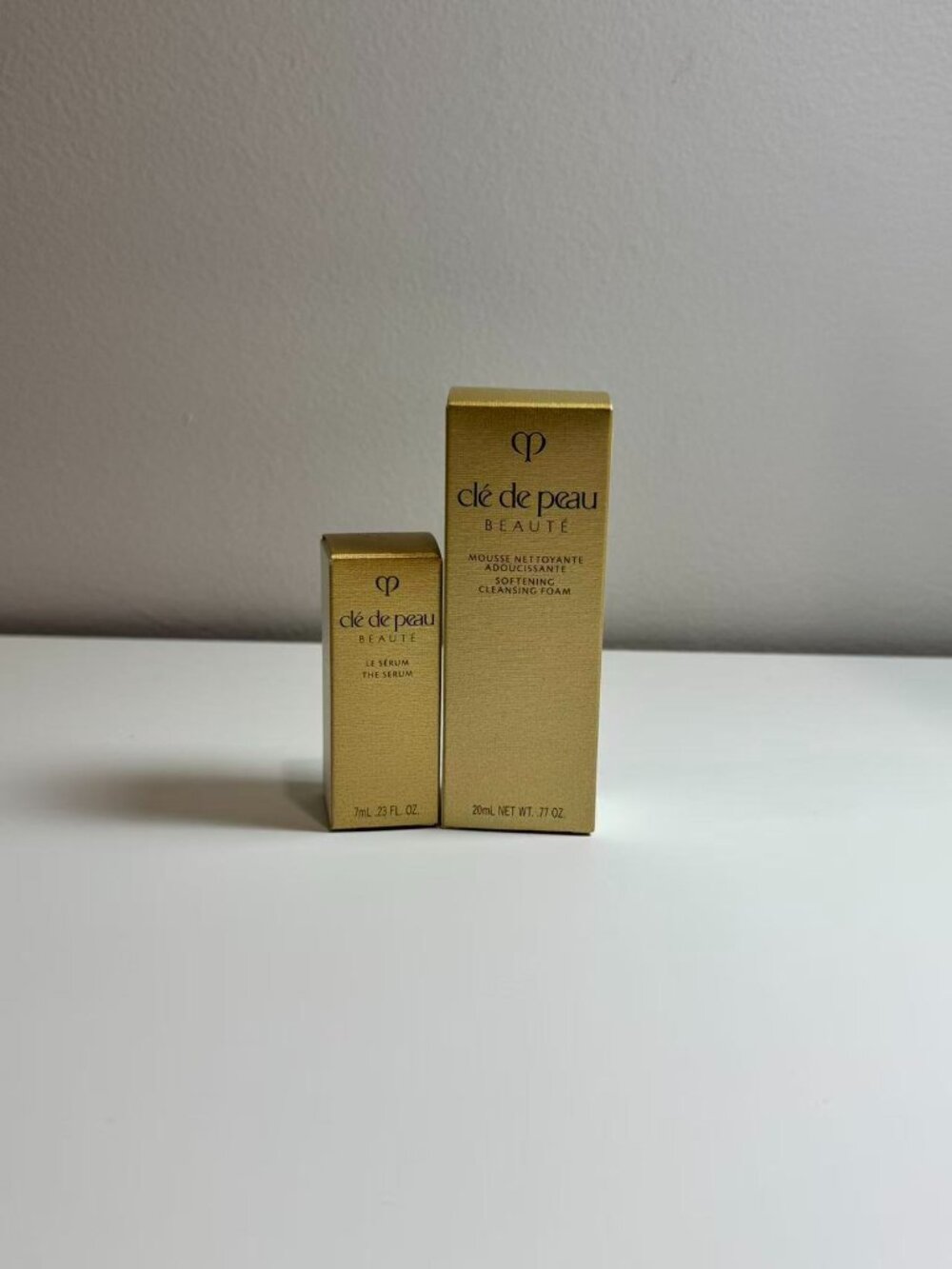 Cle de Peau Softening Cleansing Foam + Lifting Serum